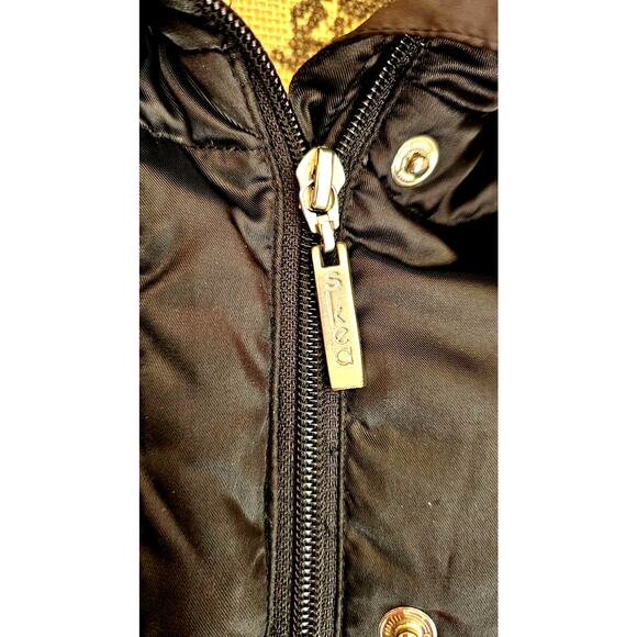 Skea Puffer Ski Jacket Paris Vail Floral Interior, New Silk Snaps, Womens Sz 8 - Picture 11 of 11